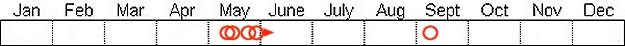 Seasonal status from Fraser Valley Birding records